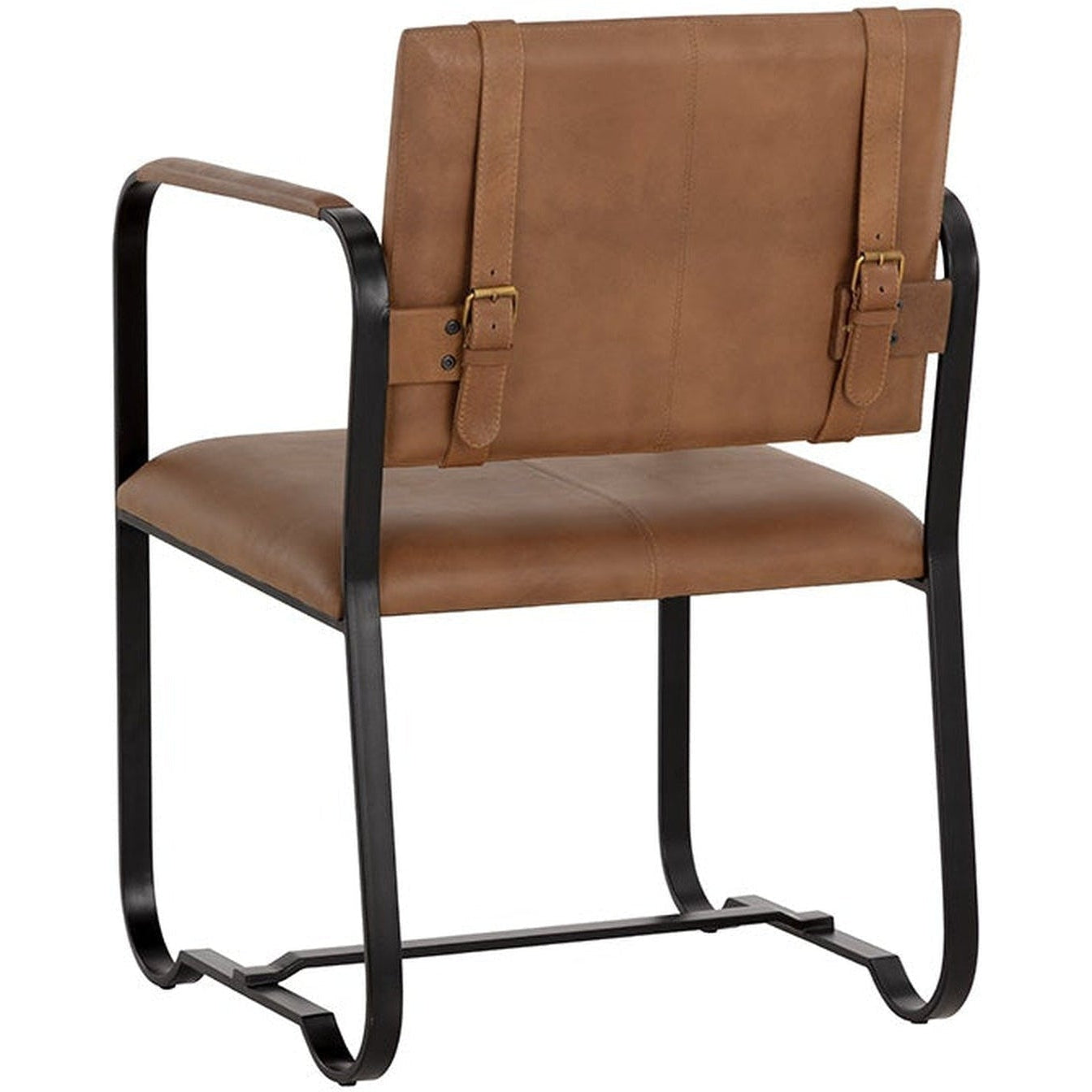 Sunpan Garrett Office Chair - Vintage Cognac Leather