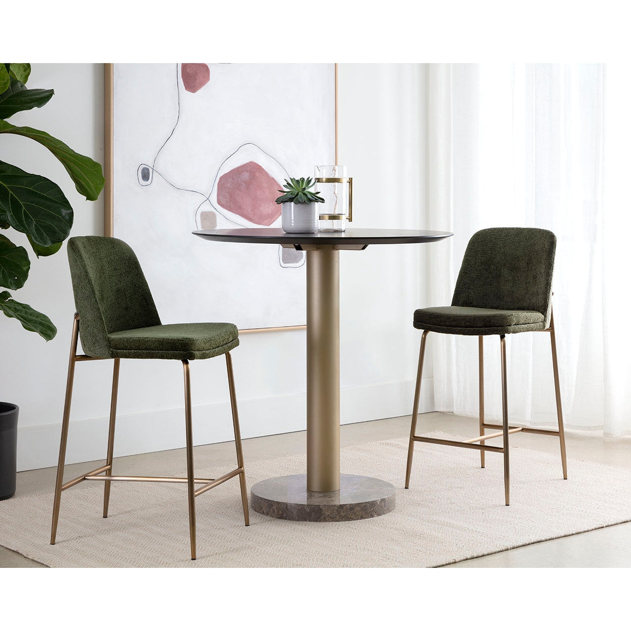 Sunpan Zeke Counter Stool - Set of 2