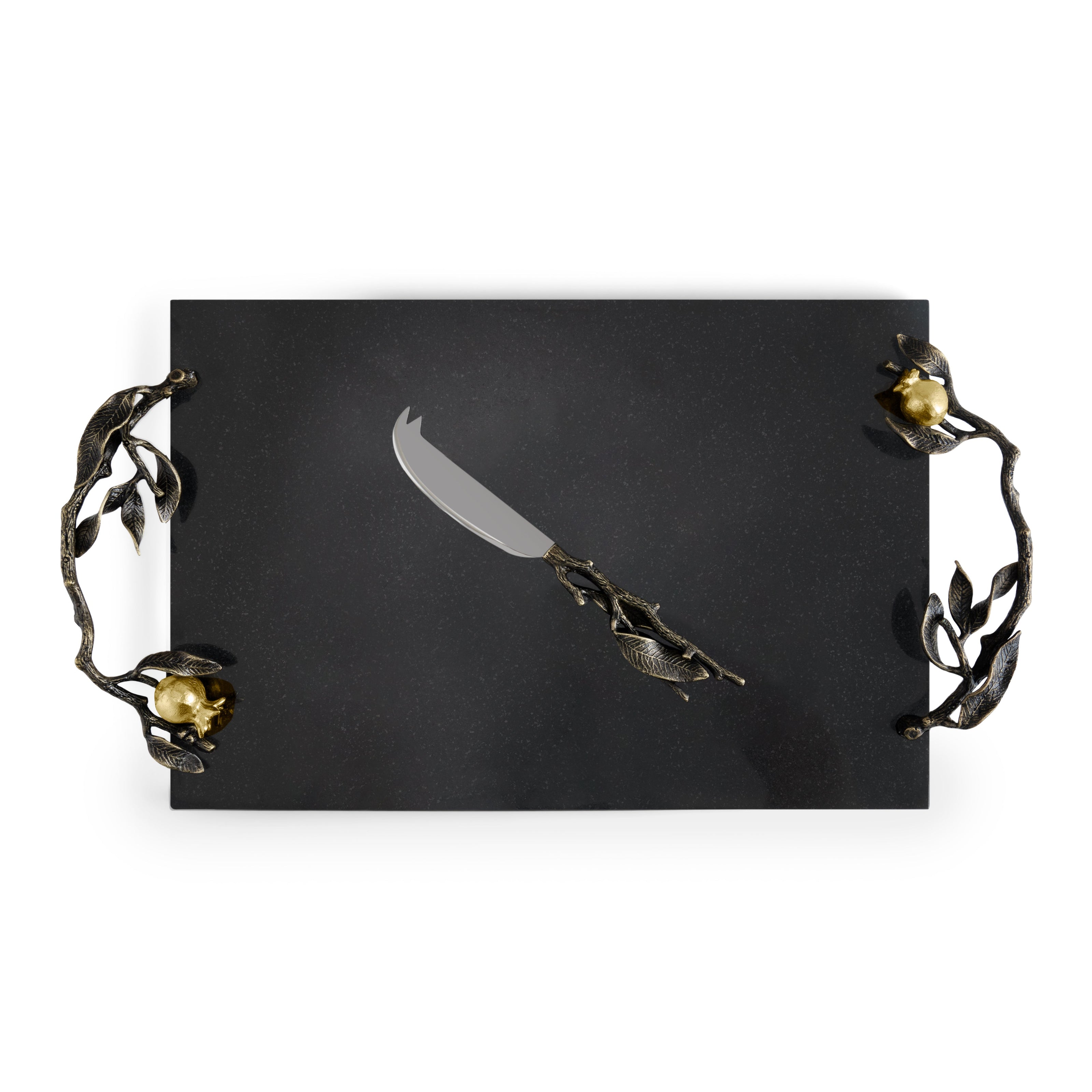 Michael Aram Pomegranate Small Cheese Board With Knife