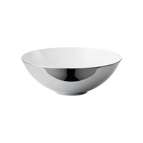 Rosenthal TAC 02 Skin Platinum Vegetable Bowl Open - 10 1/4 Inch