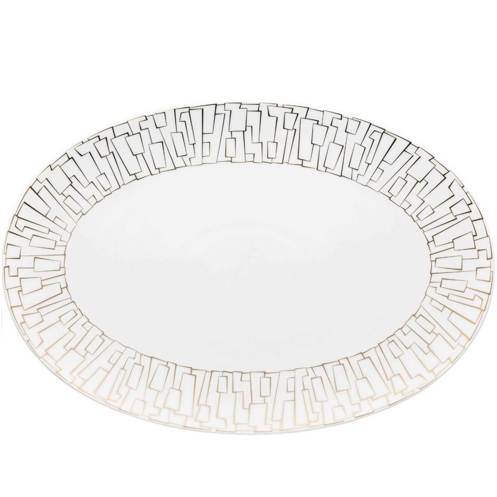 Rosenthal TAC 02 Skin Gold Platter - 15 Inch