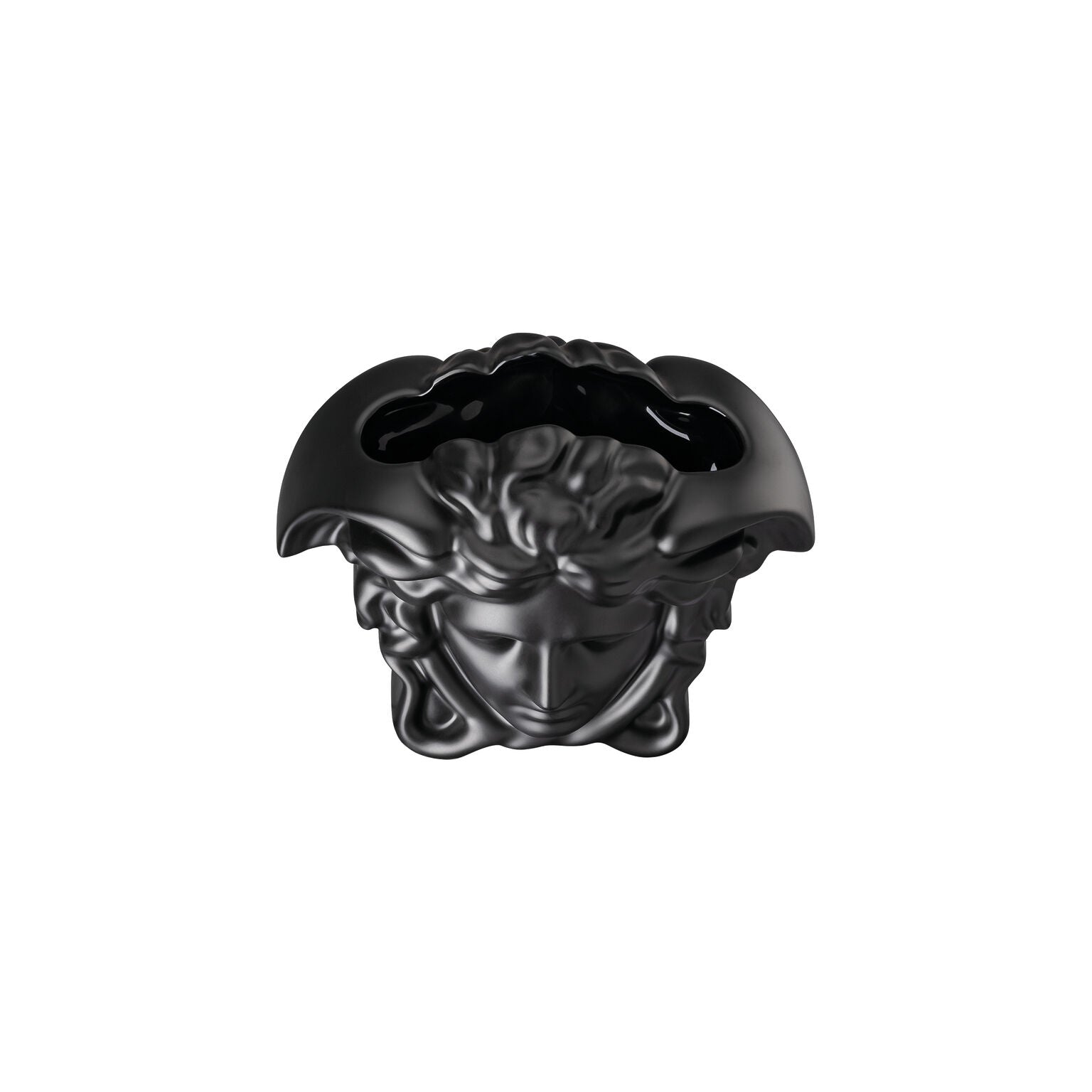 Versace Medusa Grande Vase Black - 6 Inch