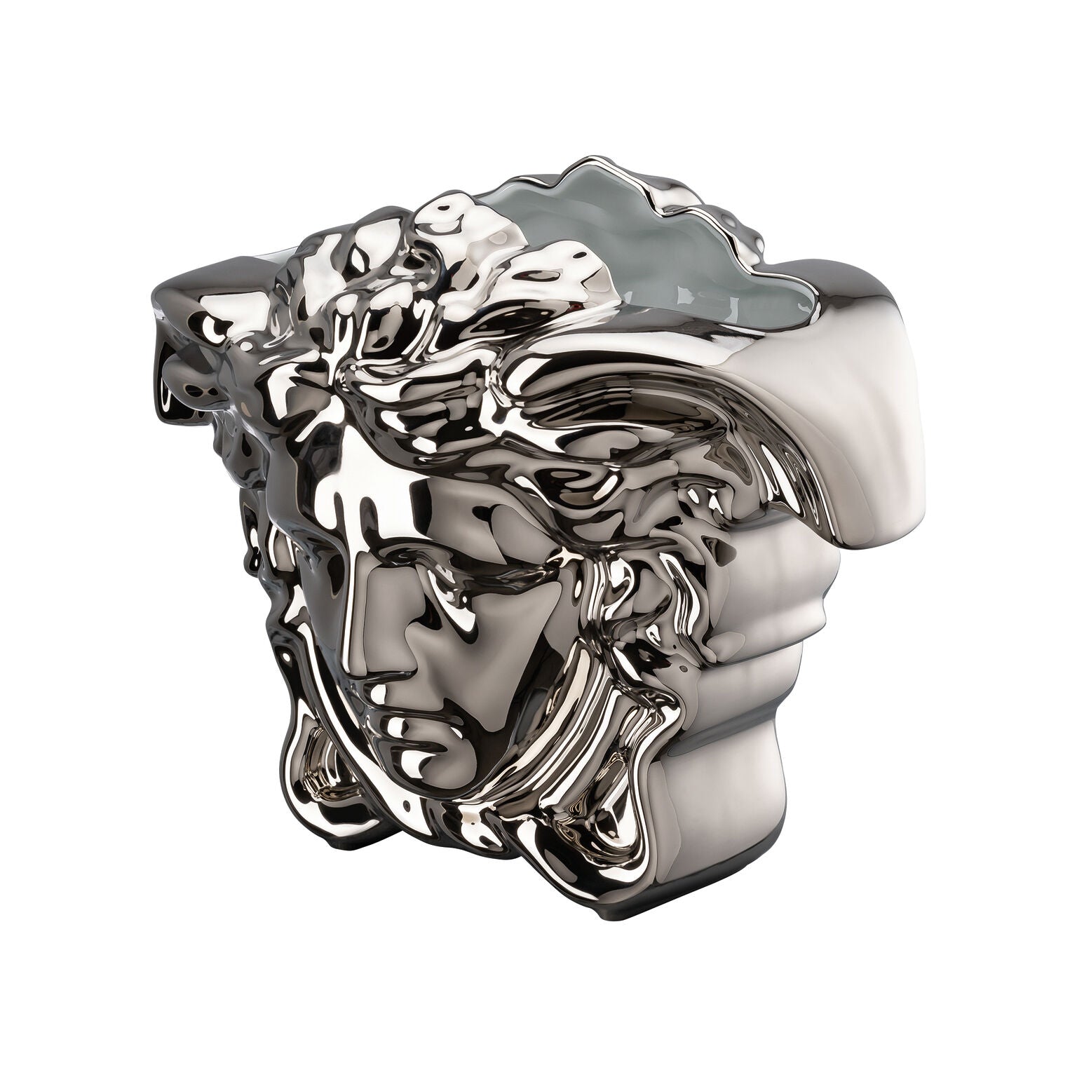 Versace Medusa Grande Vase Silver - 8.25 Inch