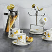 Michael Aram Butterfly Ginkgo Gold Demitasse Set with Stand