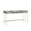 Interlude Home Cora Hide Desk