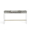 Interlude Home Cora Hide Desk