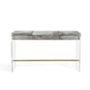 Interlude Home Cora Hide Desk