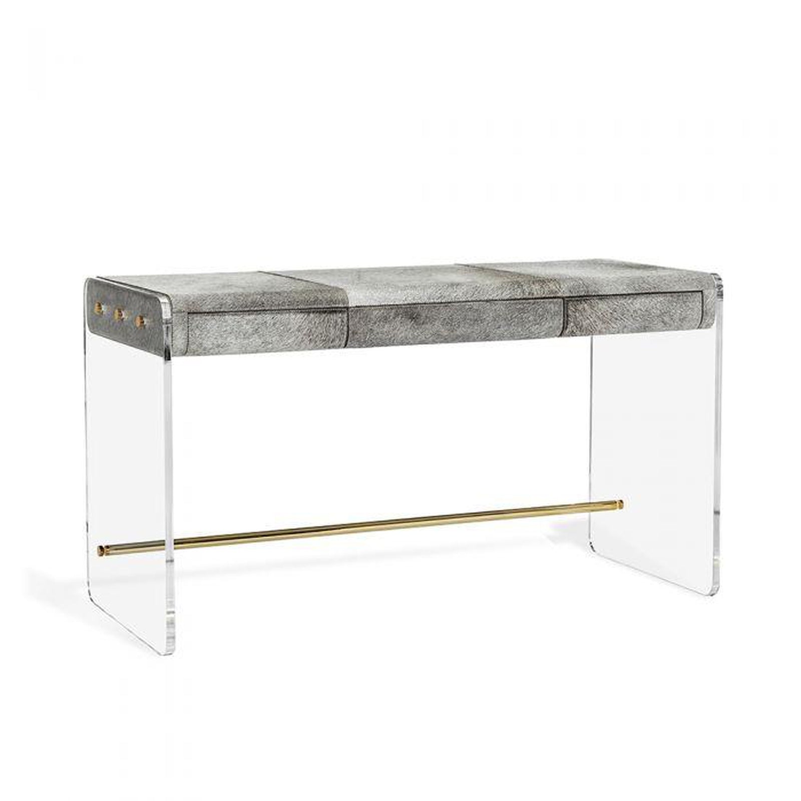 Interlude Home Cora Hide Desk