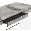 Interlude Home Cora Hide Desk