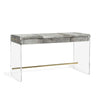 Interlude Home Cora Hide Desk