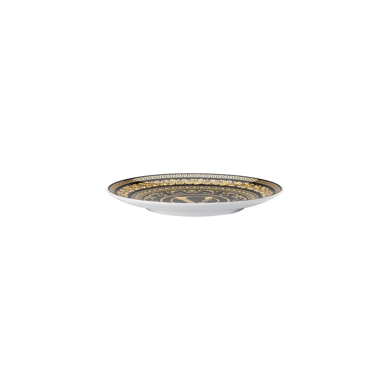 Versace Virtus Gala Bread & Butter Plate - Black