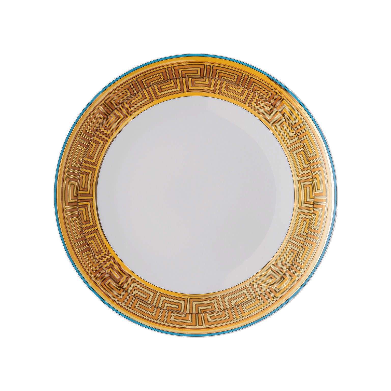 Versace Medusa Amplified Dinner Plate - Blue Coin