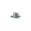 Versace Medusa Amplified AD Cup & Saucer - Blue Coin