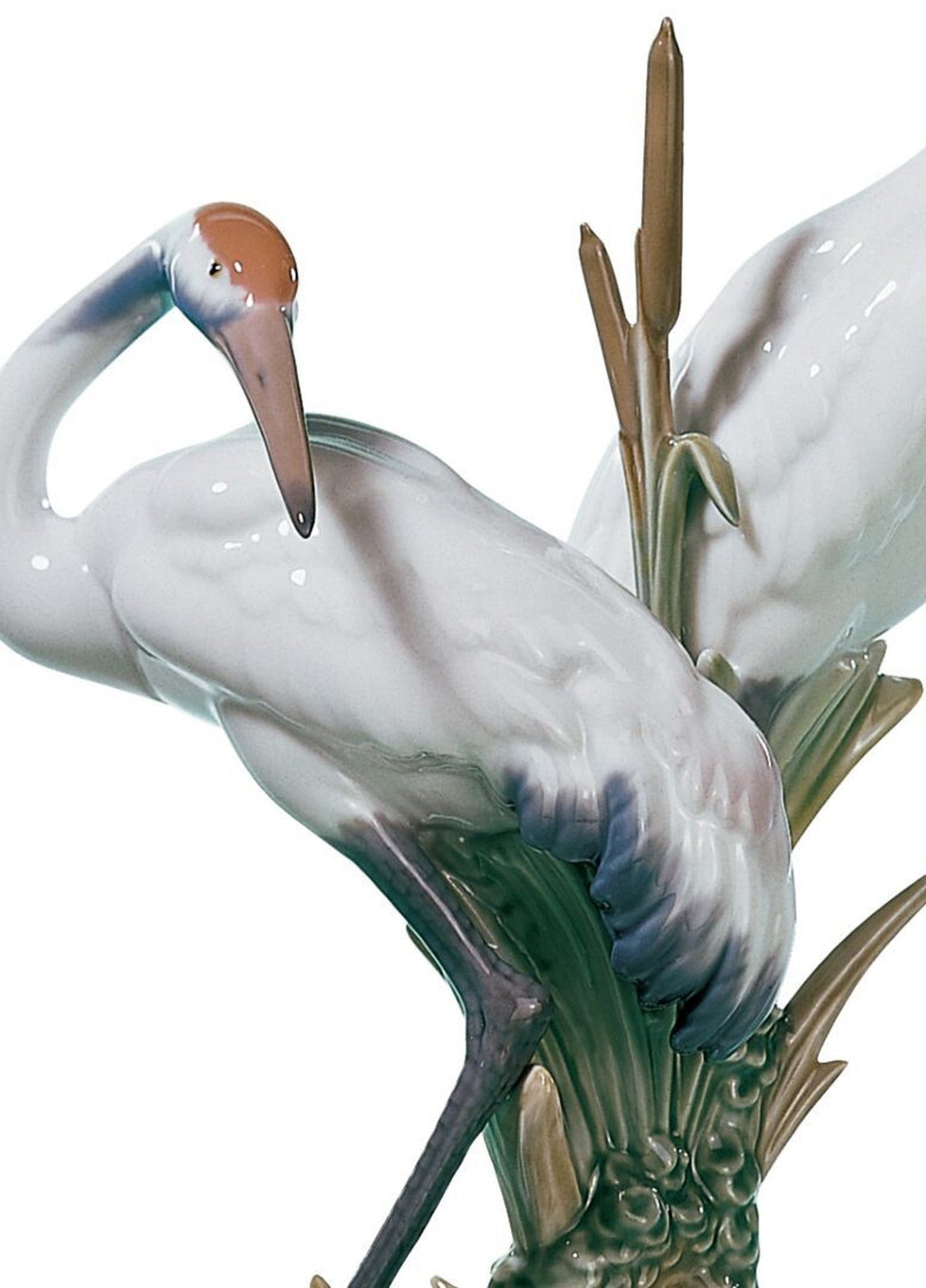 Lladro Courting Cranes Sculpture