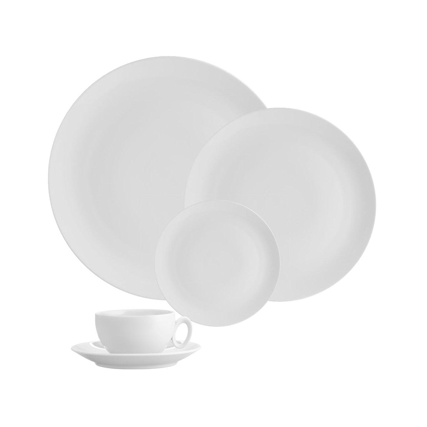 Vista Alegre Broadway White Set of 5 Plate Pieces