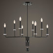 Uttermost Ebony Elegance 8 Light Chandelier