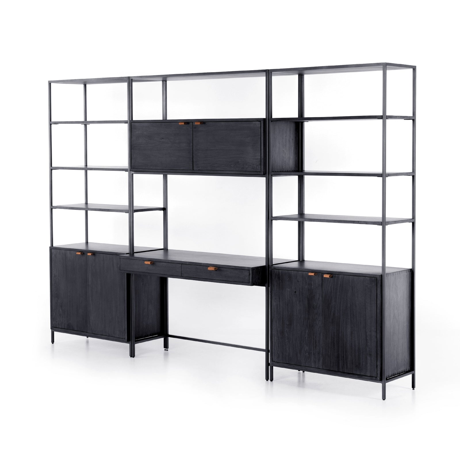 Four Hands Trey Modular Wall Bookcase Group