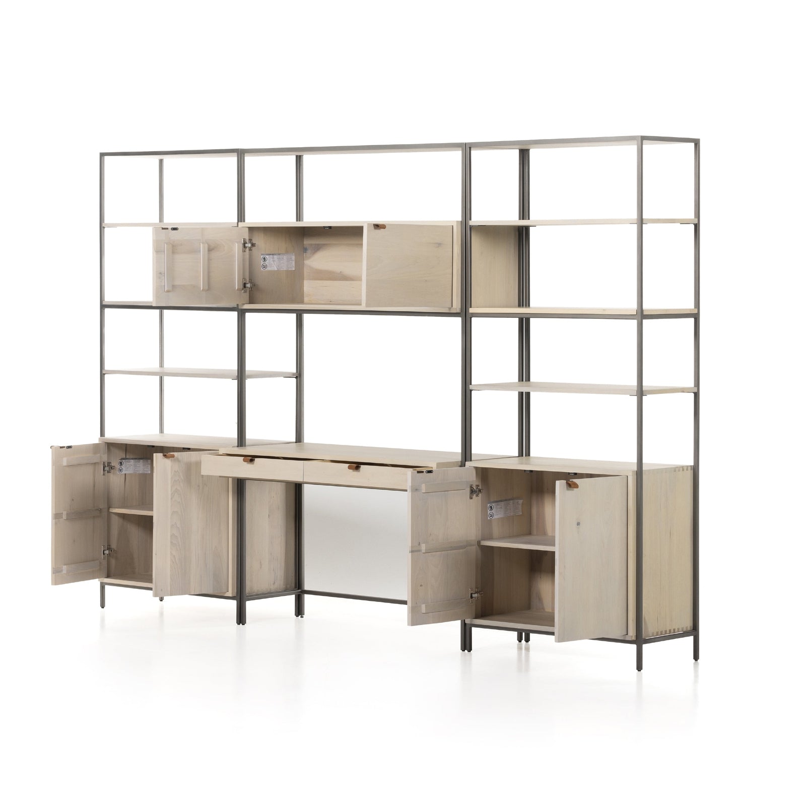 Four Hands Trey Modular Wall Bookcase Group