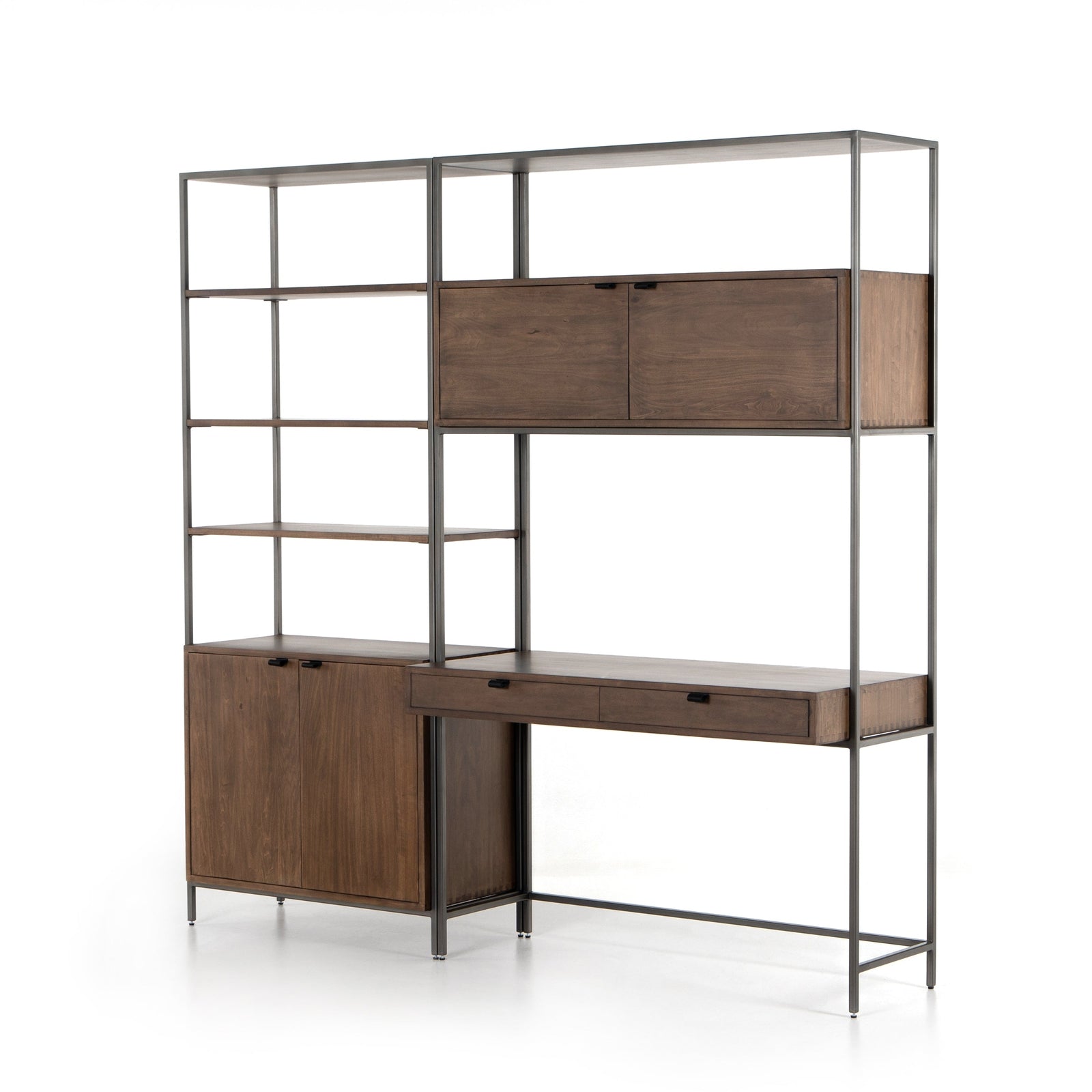 Four Hands Trey Modular Wall Bookcase Group