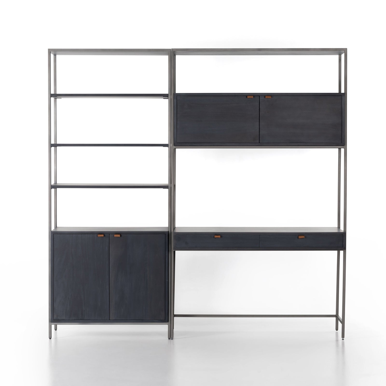 Four Hands Trey Modular Wall Bookcase Group