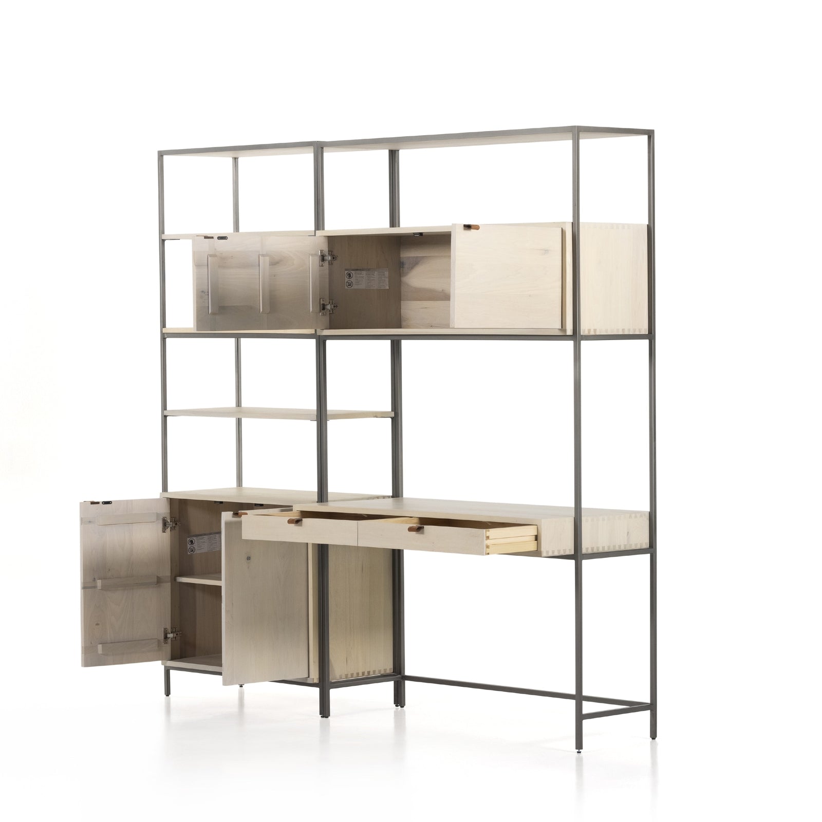 Four Hands Trey Modular Wall Bookcase Group