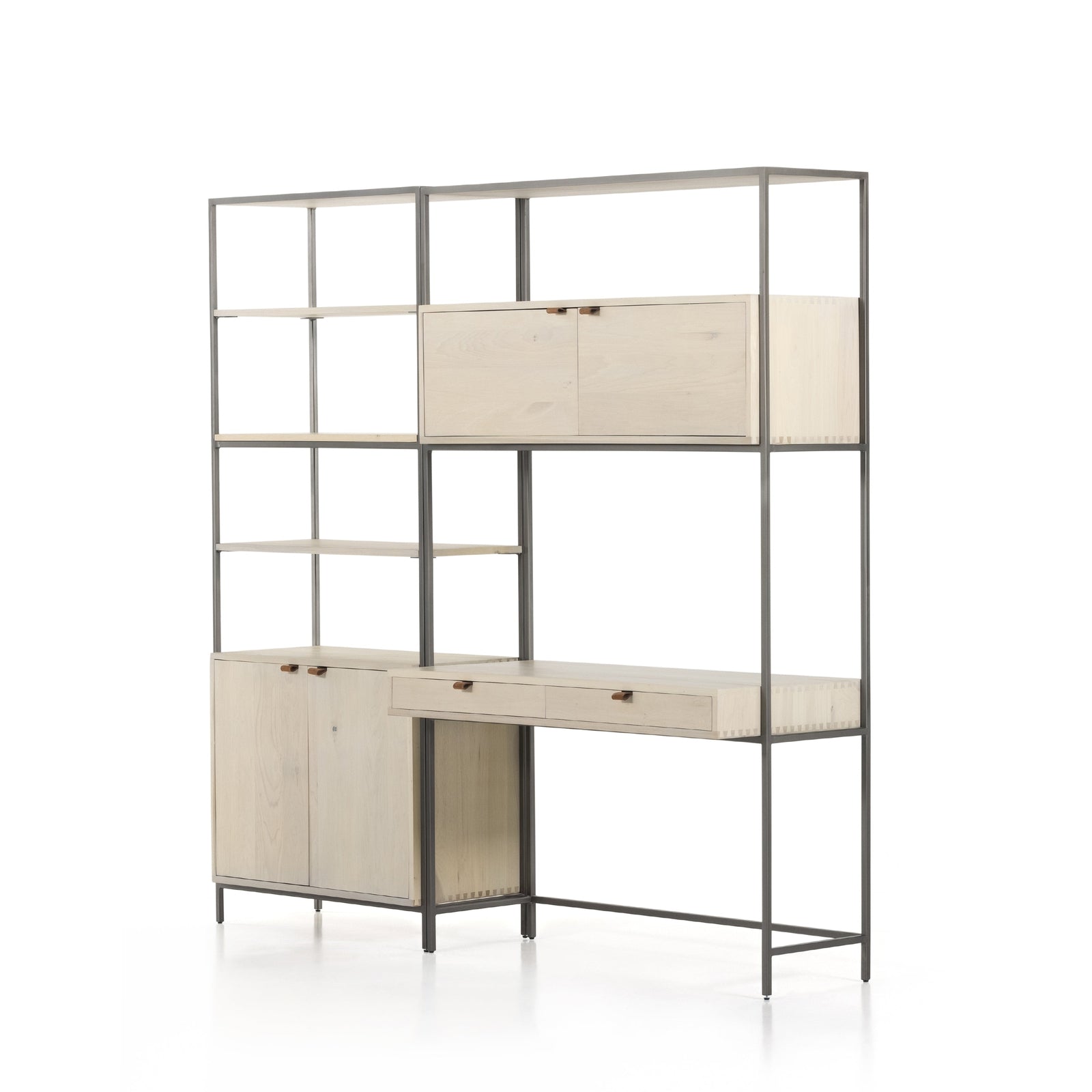 Four Hands Trey Modular Wall Bookcase Group