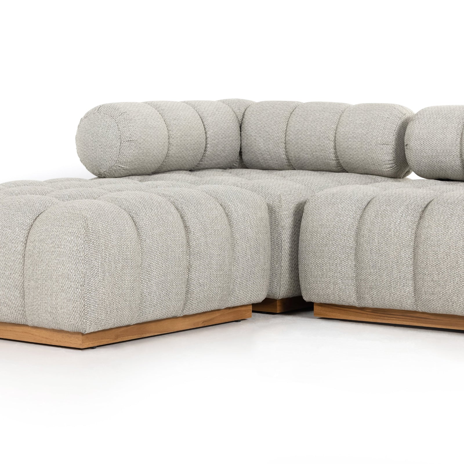 Roma Outdoor 4 PC Sectional with Ottoman