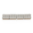 Roma Outdoor 4 PC Sectional with Ottoman