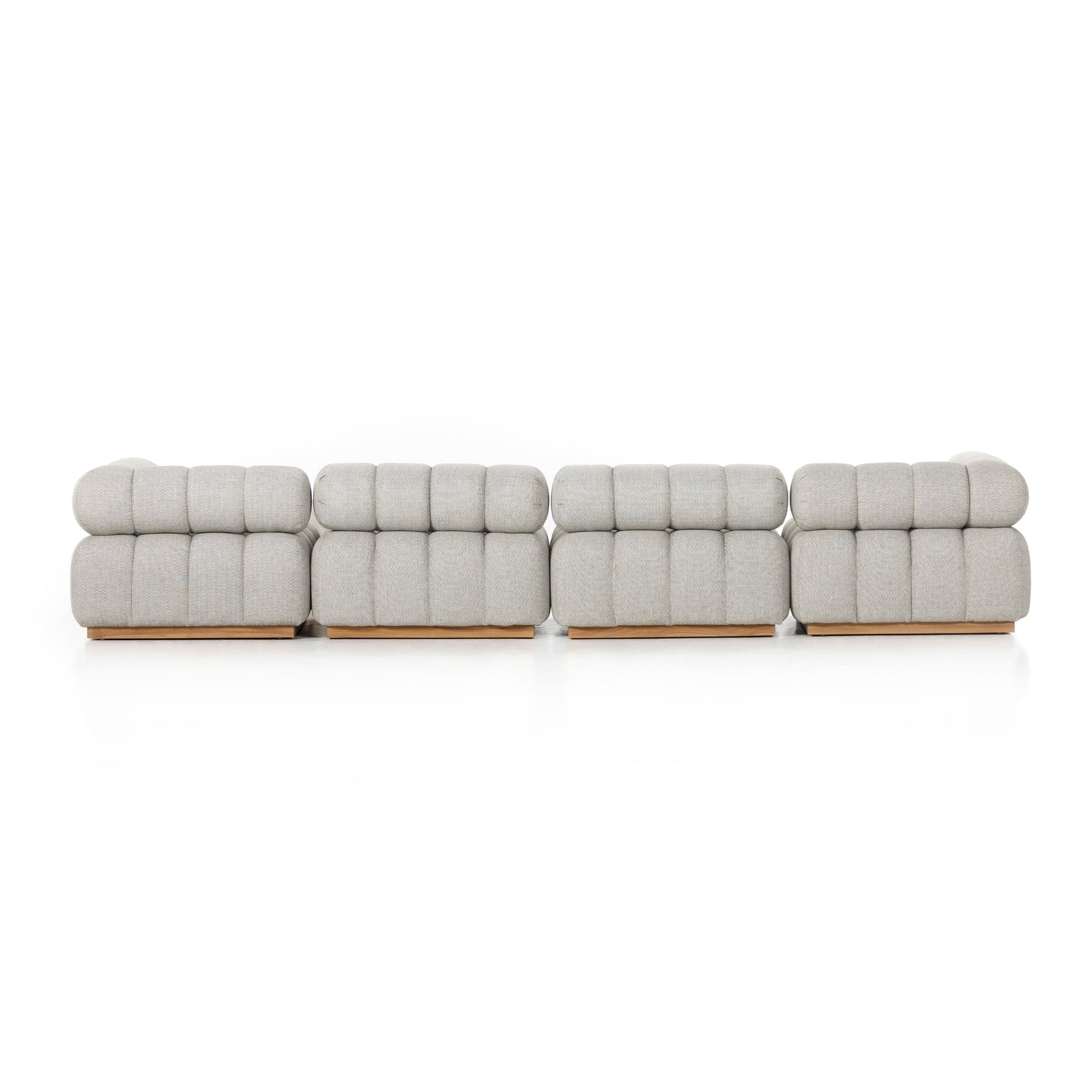 Roma Outdoor 4 PC Sectional with Ottoman