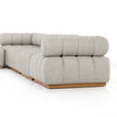 Roma Outdoor 4 PC Sectional with Ottoman