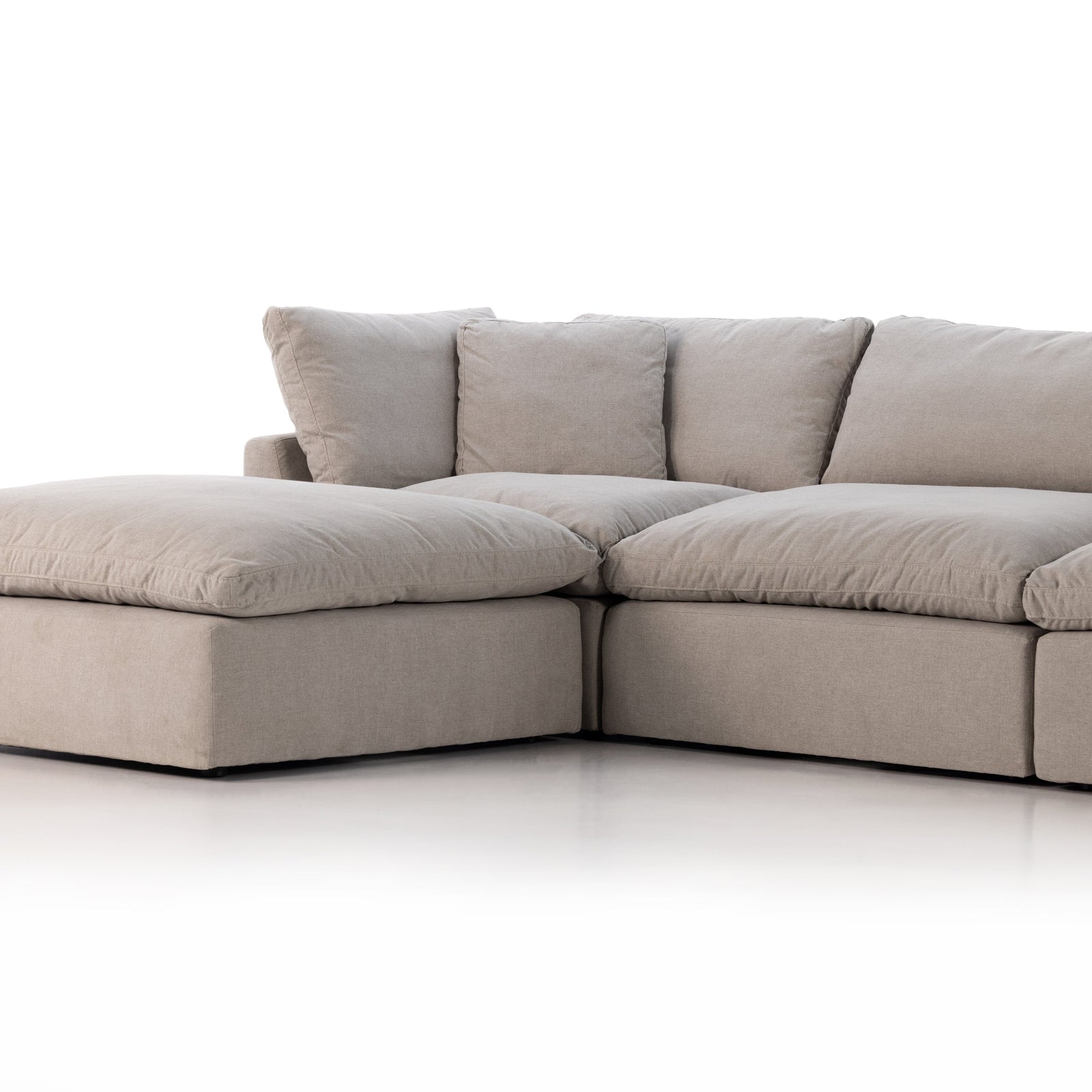 Stevie 3 PC Sectional with Ottoman