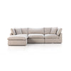 Stevie 3 PC Sectional with Ottoman