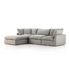 Stevie 3 PC Sectional with Ottoman