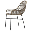 Bandera Outdoor Dining Chair Low Arm with Cushion