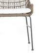 Bandera Outdoor Dining Chair Low Arm with Cushion