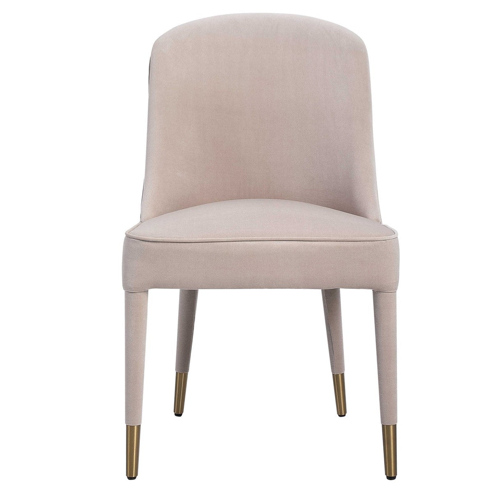 Uttermost Brie Armless Chair, Champagne Set Of 2