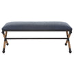 Uttermost Firth Rustic Navy Bench