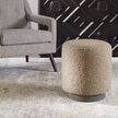 Uttermost Avila Latte Round Ottoman