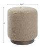 Uttermost Avila Latte Round Ottoman