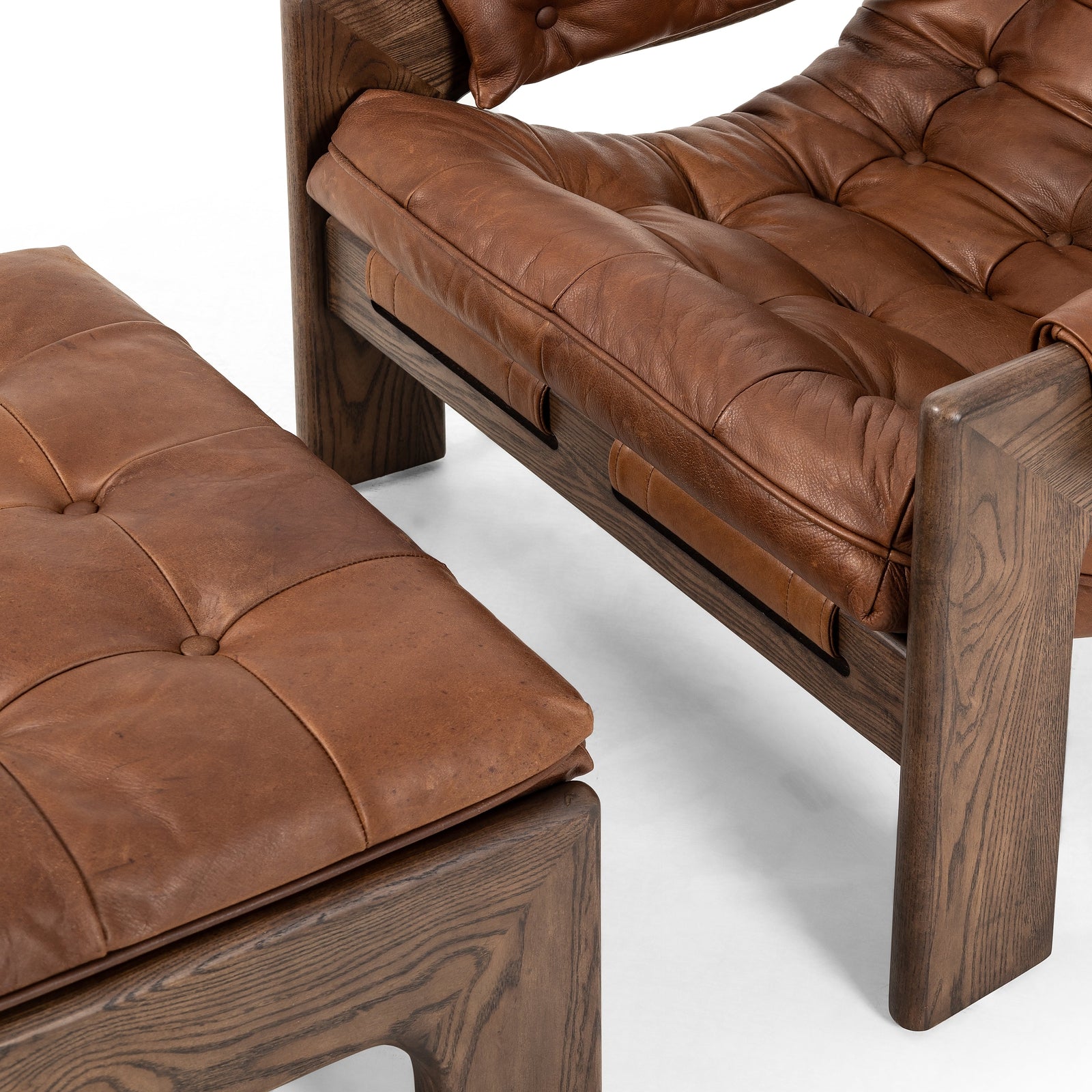 Halston Chair with Ottoman