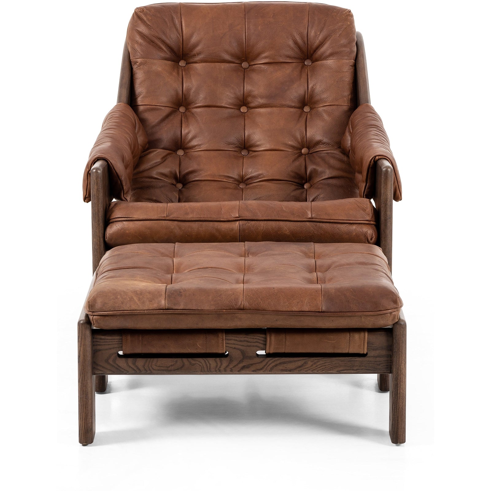 Halston Chair with Ottoman