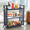 Global Views Grid Block Bar Cart