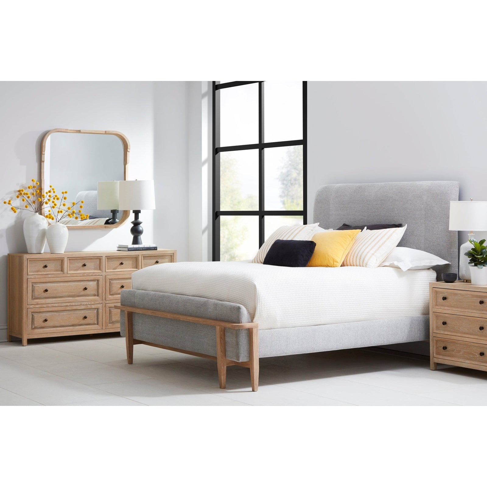 ART Furniture Post Upholstered Panel Bed