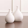 Global Views Alabaster Teardrop Vase