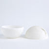 Global Views Alabaster Sphere Box White