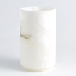 Global Views Alabaster Cylinder Vase White