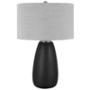 Uttermost Twilight Satin Black Table Lamp