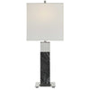 Uttermost Pilaster Black Marble Table Lamp