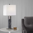 Uttermost Pilaster Black Marble Table Lamp