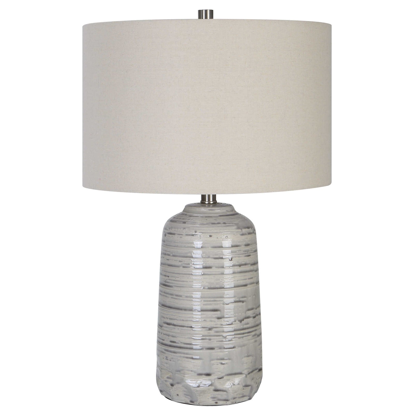 Uttermost Cyclone Ivory Table Lamp